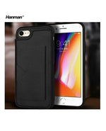 Load image into Gallery viewer, Samsung Shockproof Luxury Leather Multi Card Slot Holder Hanman Back Case
