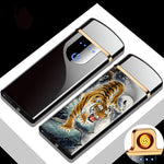 Load image into Gallery viewer, Electric Metal Lighters Windproof Dual Arc Plasma Rechargeable USB Lighter For Men Gadgets
