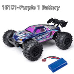 Load image into Gallery viewer, Rc Cars Off Road 4WD with LED Headlight,1/16 Scale Rock Crawler 4WD 2.4G 50KM High Speed Drift Remote Control Monster Truck Toys
