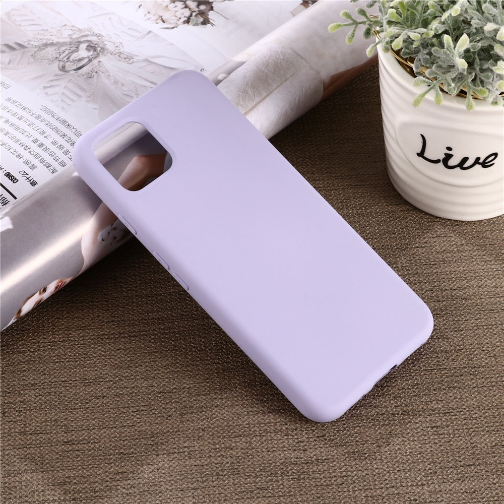 Silicone Case For Google Pixel 4 A XL Liquid Silicone Protective Cover Google Pixel 4 4A 4G 5A 5G 4XL 5 5XL 6 7 Silky Soft Cover