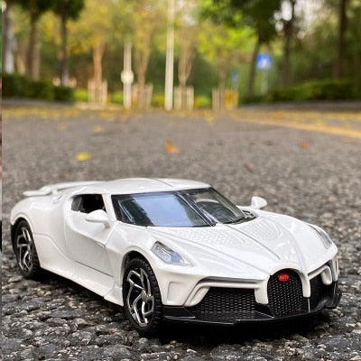 1:32 Bugatti Lavoiturenoire Alloy Sports Car Model Diecast Metal Toy Vehicles Car Model Collection High Simulation Children Gift