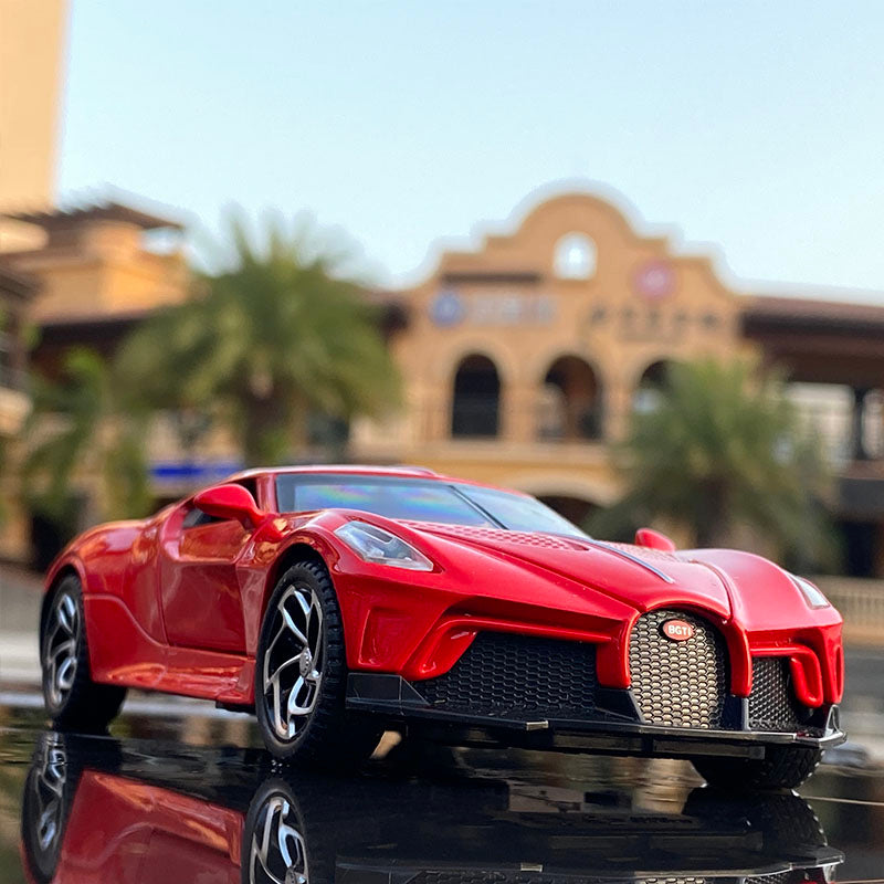 1:32 Bugatti Lavoiturenoire Alloy Sports Car Model Diecast Metal Toy Vehicles Car Model Collection High Simulation Children Gift