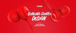 Remax RM510 Wired In-ear Stereo Music Headset Headphone Earphone with Built-In Mic