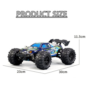 Rc Cars Off Road 4WD with LED Headlight,1/16 Scale Rock Crawler 4WD 2.4G 50KM High Speed Drift Remote Control Monster Truck Toys