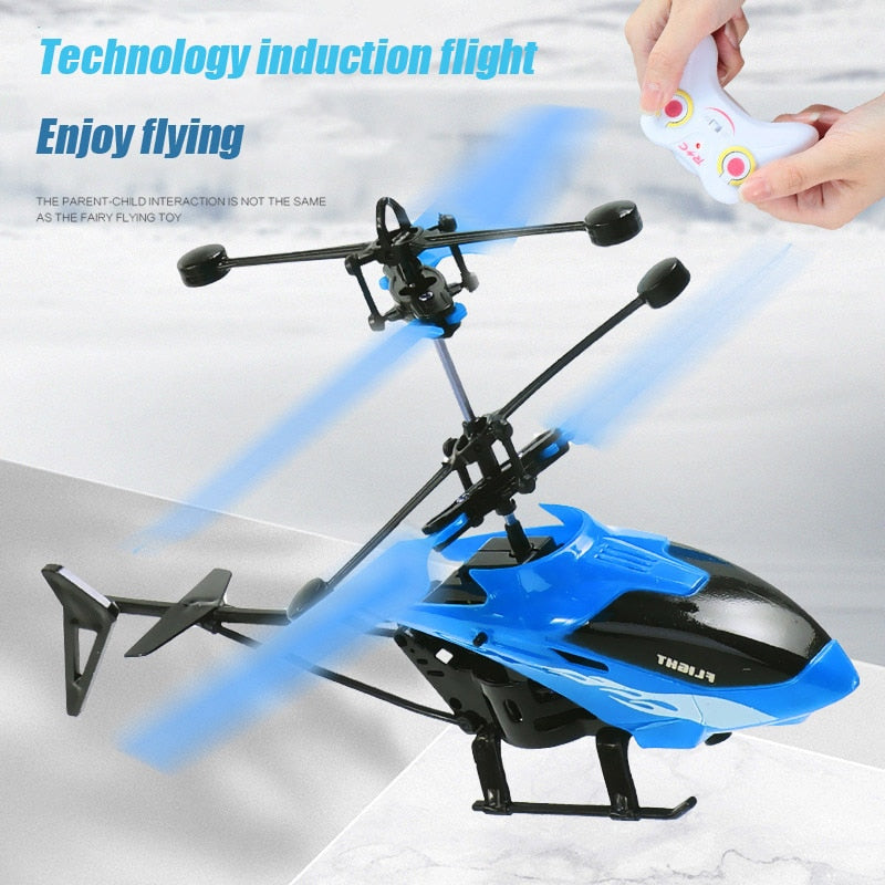 Two-Channel Suspension RC Helicopter Drop-resistant Induction Suspension Aircraft Charging Light Aircraft Kids Toy Gift for Kid