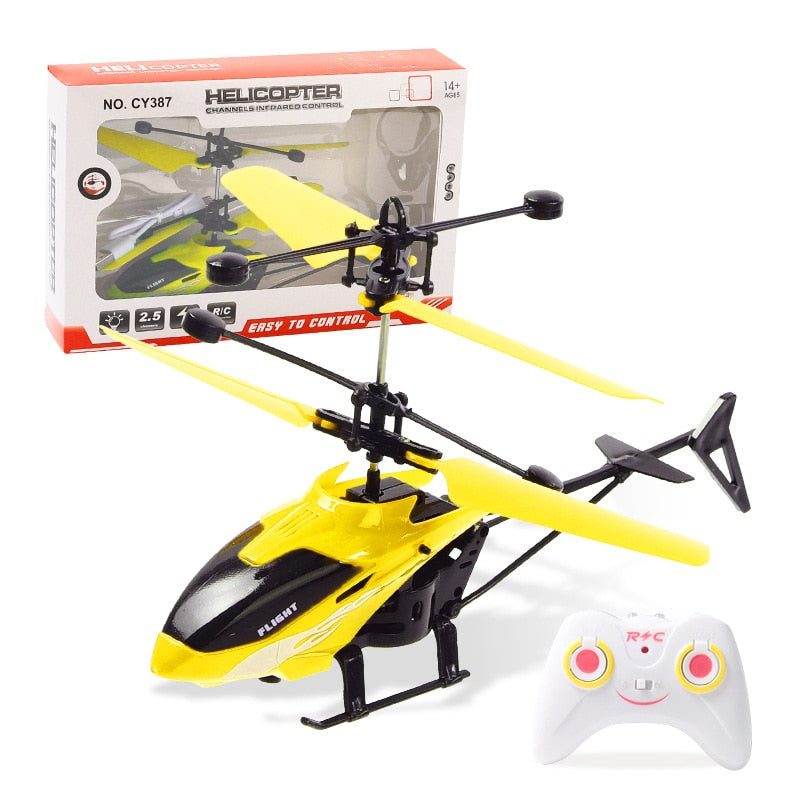 Two-Channel Suspension RC Helicopter Drop-resistant Induction Suspension Aircraft Charging Light Aircraft Kids Toy Gift for Kid