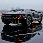Load image into Gallery viewer, 1/32 Scale LP770-4 Diecast Car Model Cars Zinc Alloy Diecast Car Model Autos Toys Gift for Boys Pull Back Light Music Car Kids
