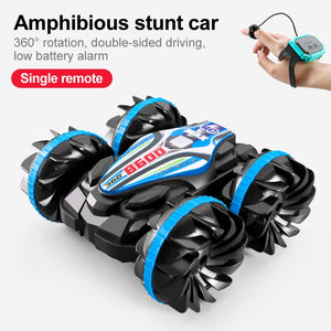 Newest High-tech Remote Control Car 2.4G Amphibious Stunt RC Car Double-sided Tumbling Driving Children&#39;s Electric Toys for Boy