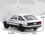 Load image into Gallery viewer, 1/32 Toyota Initial D AE86 Alloy Car Models Toys Metal Diecast Initial D Exquisite Workmanship Car With Pull Back Gifts For Boys
