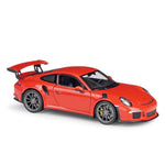 Load image into Gallery viewer, WELLY 1:24 Scale Diecast Simulator Car Porsche 911 GT3 RS Model Car Alloy Sports Car Metal Toy Racing Car Toy For Kids Gift
