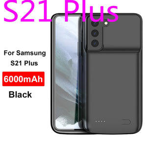 External Battery Case For Samsung Galaxy Note 20 Ultra 8 9 10 S8 S9 S10 S20 S21 S22 Plus Ultra S10e battery charger case charging PowerBank