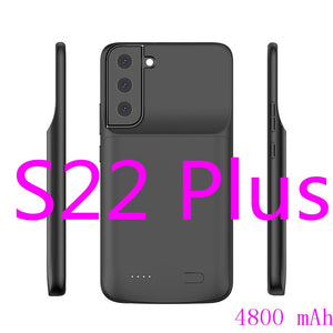 External Battery Case For Samsung Galaxy Note 20 Ultra 8 9 10 S8 S9 S10 S20 S21 S22 Plus Ultra S10e battery charger case charging PowerBank