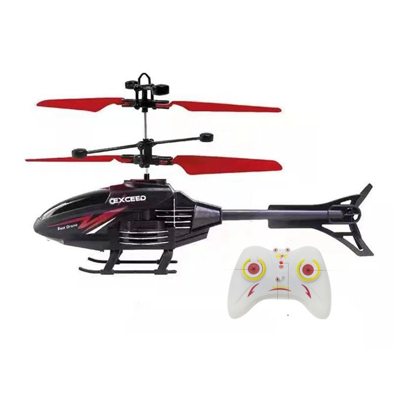 Two-Channel Suspension RC Helicopter Drop-resistant Induction Suspension Aircraft Charging Light Aircraft Kids Toy Gift for Kid