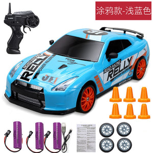 2.4G Drift Rc Car 4WD RC Drift Car Toy Remote Control GTR Model AE86 Vehicle Car RC Racing Car Toy for Children Christmas Gifts