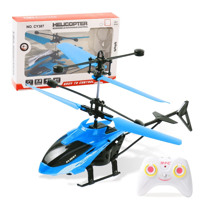 Two-Channel Suspension RC Helicopter Drop-resistant Induction Suspension Aircraft Charging Light Aircraft Kids Toy Gift for Kid