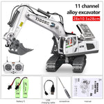 Load image into Gallery viewer, 2.4G High Tech 11 Channels RC Excavator Dump Trucks Bulldozer Alloy Plastic Engineering Vehicle Electronic Toys For Boy Gifts
