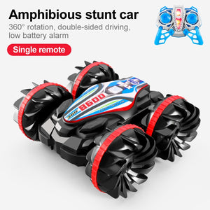 Newest High-tech Remote Control Car 2.4G Amphibious Stunt RC Car Double-sided Tumbling Driving Children&#39;s Electric Toys for Boy