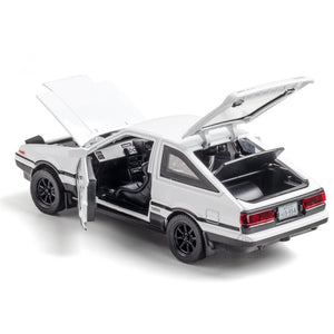 1/32 Toyota Initial D AE86 Alloy Car Models Toys Metal Diecast Initial D Exquisite Workmanship Car With Pull Back Gifts For Boys