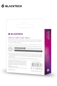 BLACKTECH USB-A To Lighting Type C Micro USB Fast Charging Cable