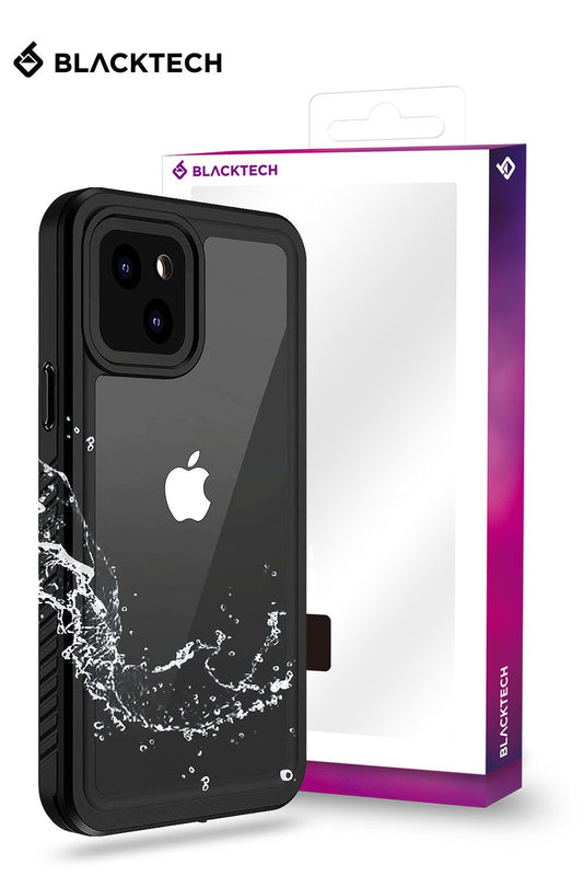 BLACKTECH Apple iPhone Waterproof With Magnetic Ring - Black