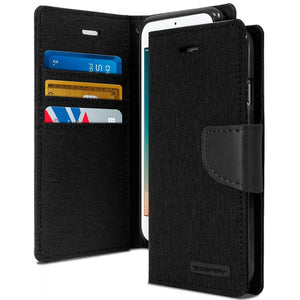 Samsung S6 Edge Mercury Goospery Canvas Diary Case