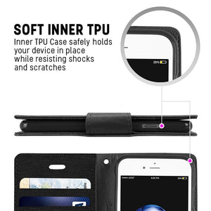 Samsung S6 Edge Mercury Goospery Canvas Diary Case