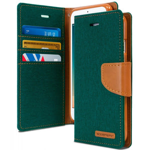 Samsung S6 Edge Mercury Goospery Canvas Diary Case