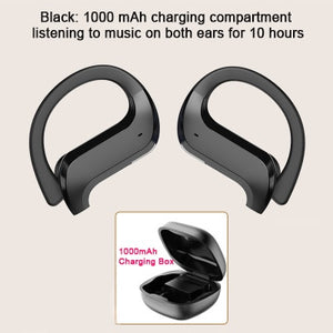 MD03 TWS Wireless Bluetooth Headphones Stable Ear-Hook Touch Control Digital Display For Oppo Huawei Iphone Xiaomi Sport Earbuds