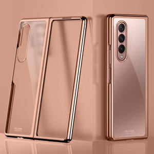 For Samsung Galaxy Z Fold 2/3 5G Case Phantom Plating Clear Transparent PC Hard Back Cover Capa for Samsung Z Fold3