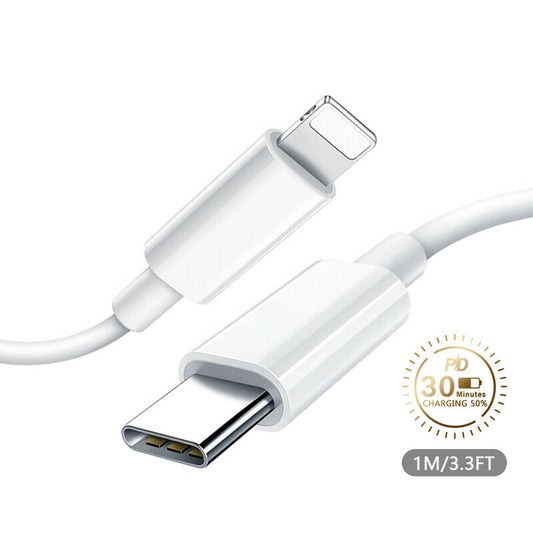 Type C to Lightning / Type C PD Fast Charging & Data Sync Cable