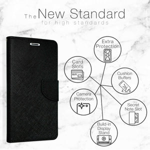 Samsung S4 Mercury Goospery Card Fancy Diary Wallet