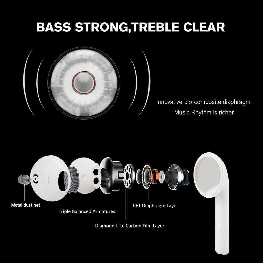 Lightning Earpods Headphone Connect Via Bluetooth - Bulit In Mic