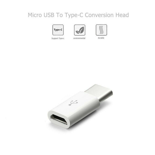 Micro USB to USB-C USB 3.1 Type-C Adapter Data Converter