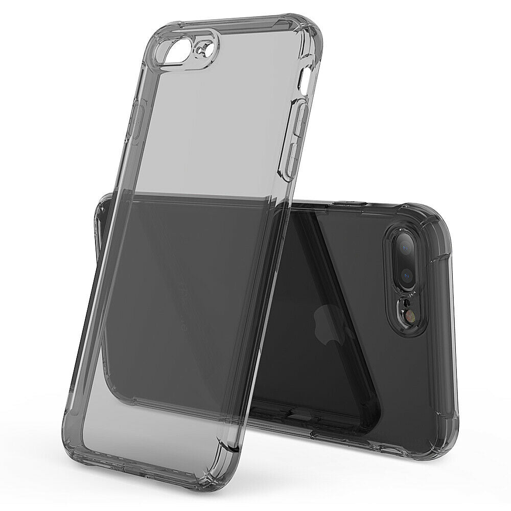 iPhone Ultra-Clear Shockproof Bumper Back Case Cover