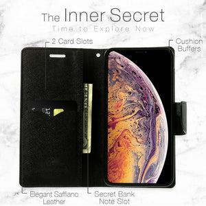 Samsung Galaxy S Series Mercury Goospery Card Fancy Diary Wallet S3 to S9 Plus