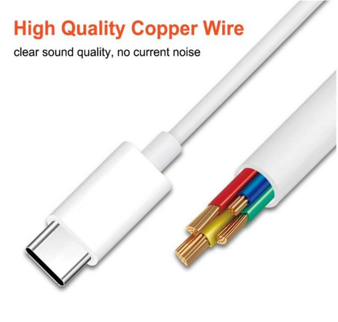 Type C to 3.5mm Headphones Jack Adapter