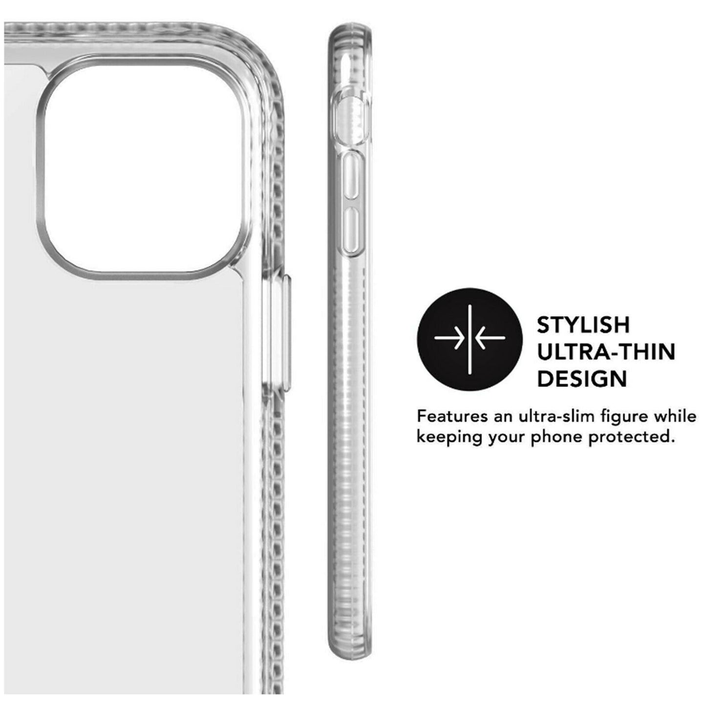 Tech21 Pure Clear Antimicrobial Shockproof Slim Protection Case