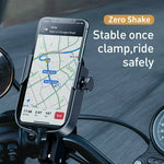 Load image into Gallery viewer, Baseus Motorcycle Bicycle Bike Phone Holder Handlebar Mount 360° Rotation iPhone Samsung Mobile Phone
