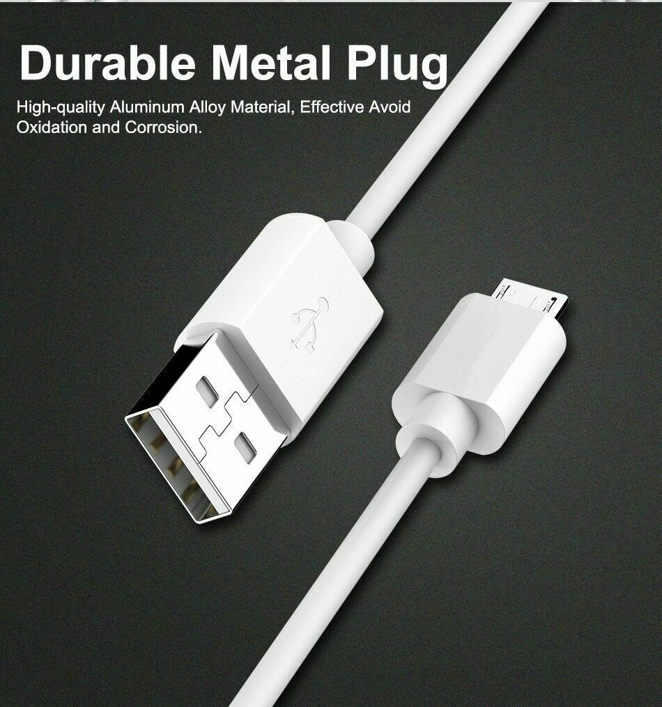 Pack of 2 - Micro USB Data Charger Cable