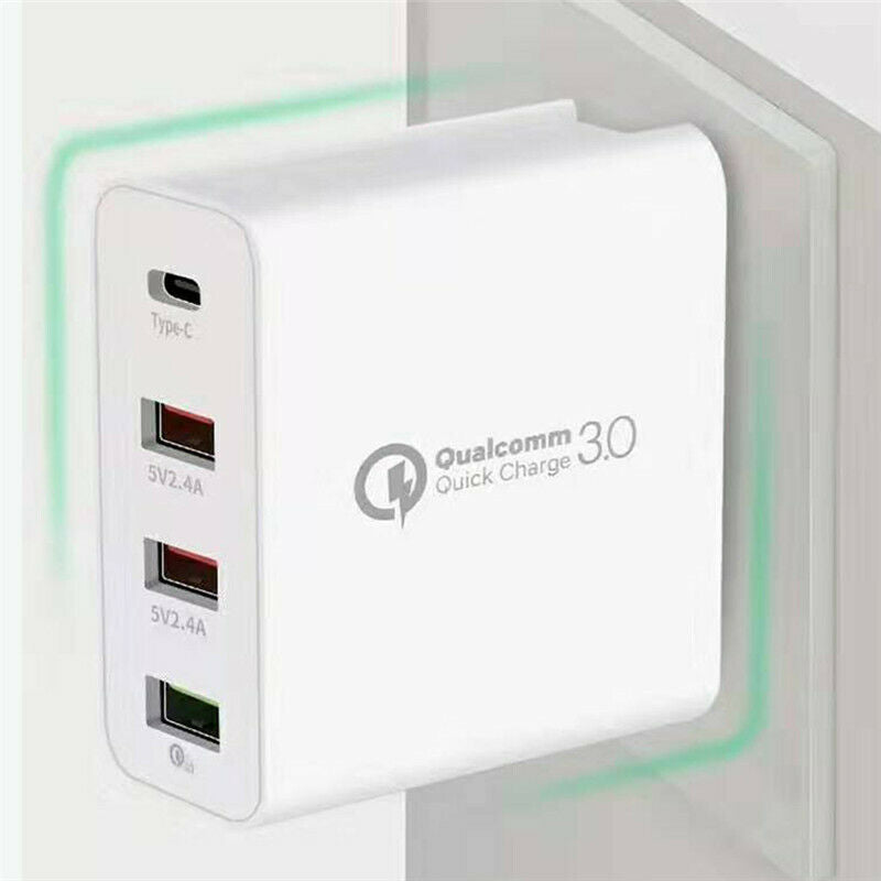 QUALCOMM Quick Charge 3.0 4 Port TYPE C USB Wall Charger