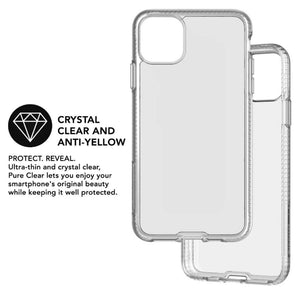 Tech21 Pure Clear Antimicrobial Shockproof Slim Protection Case