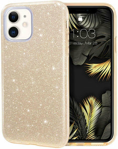 Samsung Galaxy S Series Ultra Slim 3 Layer Hybrid Back Cover Sparkle Shinning Protective Bumper Bling Glitter Case