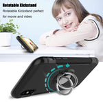 Load image into Gallery viewer, Samsung Galaxy Note Series Dual Layer iRing Magnetic Circle Case Cover
