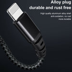Load image into Gallery viewer, Premium Strong Metal Braided Lightning to USB Cable
