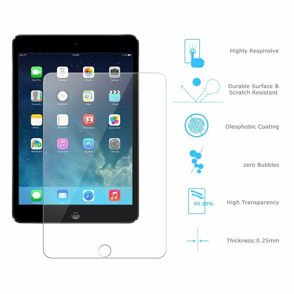 iPad Anti-Scratch Tempered Glass Screen Protector