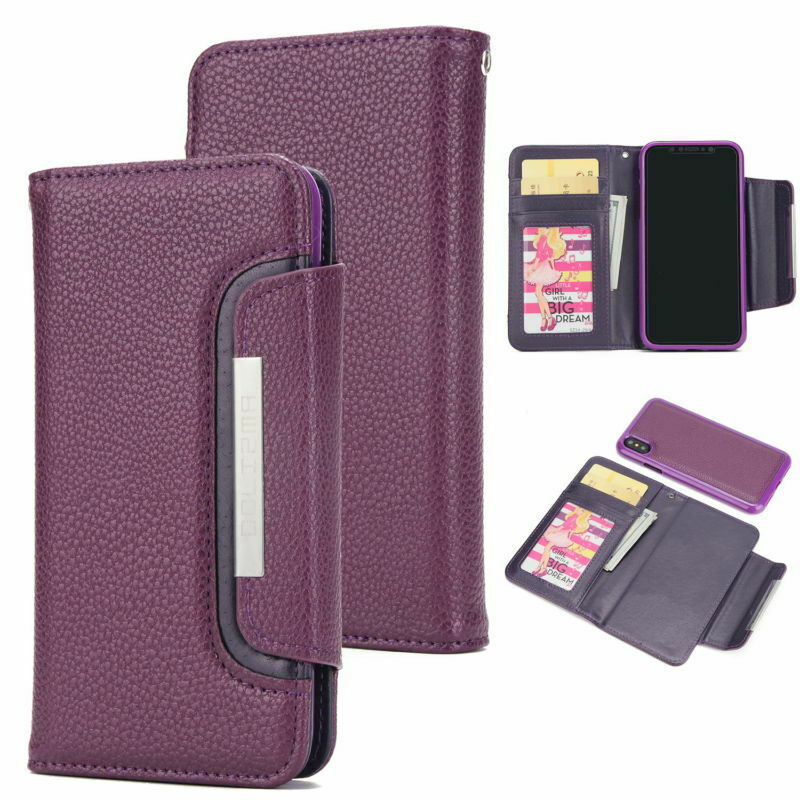 Samsung Galaxy Note Series Detachable Leather Magnetic Wallet Case Cover