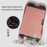 Load image into Gallery viewer, Samsung Galaxy Note Series Tough Shockproof Card Holder Back Case Cover
