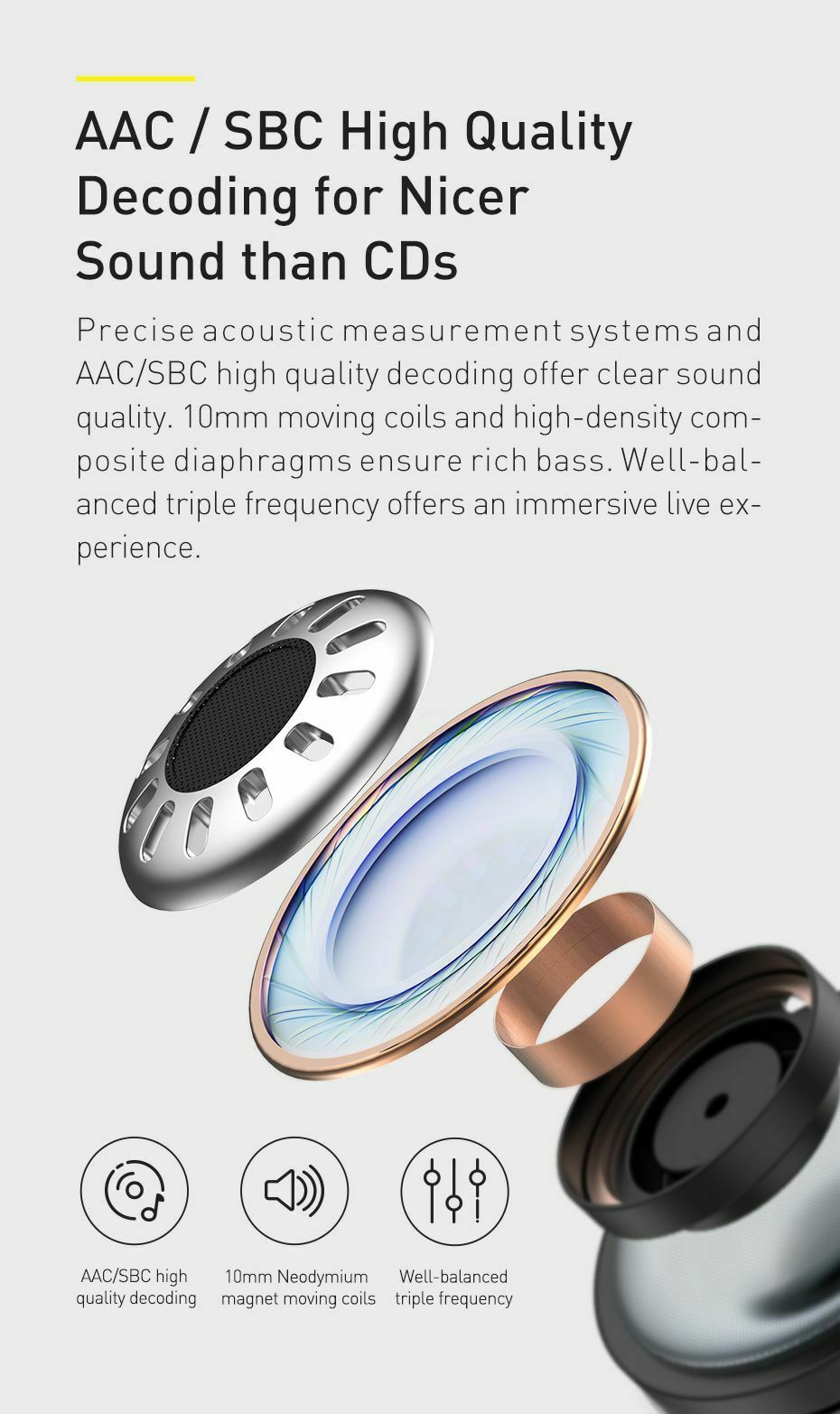 Baseus Active Noise Cancellation True Wireless Earphones Ear buds Pro