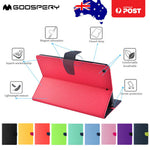 Load image into Gallery viewer, Apple iPad Mercury Goospery Flip Leather Case Cover
